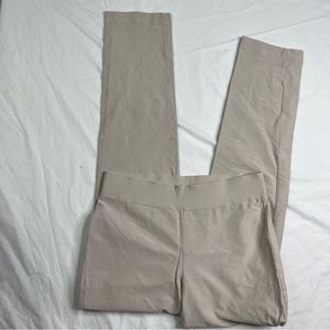 EILEEN FISHER Wheat Washable Stretch Comfy Slim Ankle Pants XS A040423